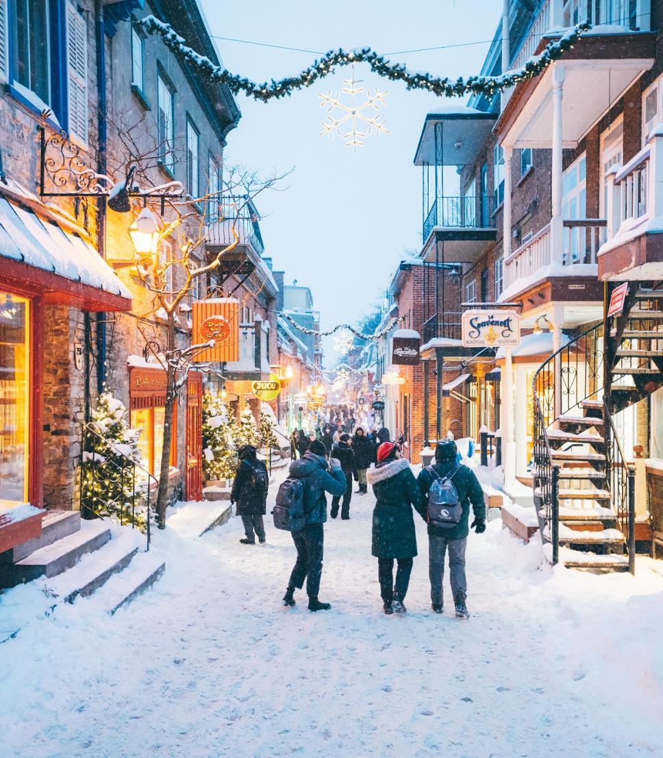 Québec City in winter